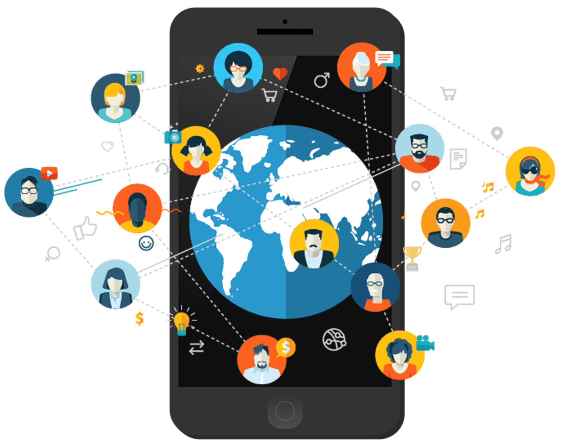 android social network